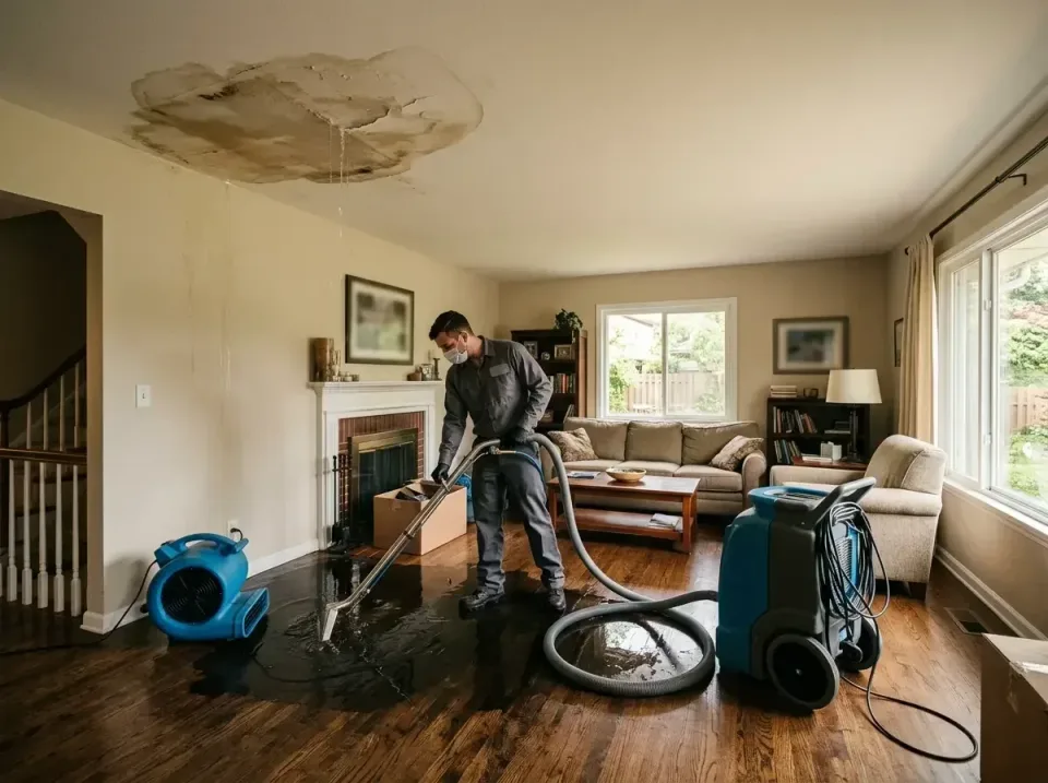 attic-pipe-burst-ceiling-drip-008 — frequently asked questions, Water Damage Restoration & Carpet Care in West Clarkston-Hig…